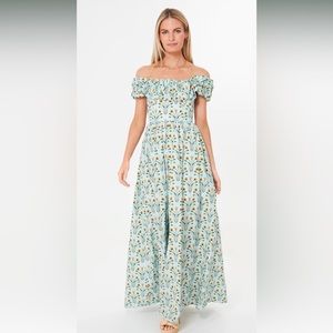 Agua by Agua Bendita Diente de Leon Espligeo Maxi Dress